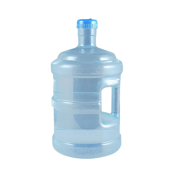 Leojiow 0.8/1.3 Gallon Water Bottle With Cover Big Water Bottle With Cover Gym Water Bottle With Handle Gallon Water Jug (101/170 Oz Transparent) Outdoor Handle Large Capacity Water One Size
