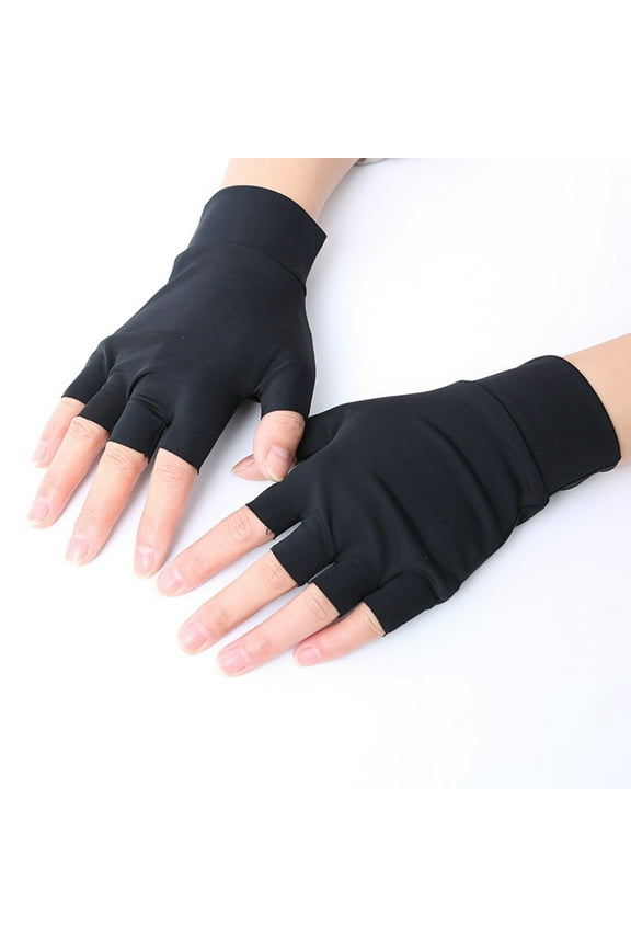 1 Pairs Elderly Skin Thin Protector Gloves Tone Fingerless Gloves Bruise Ab Rasion Protective To Cover Br Uising One Size Polyester Gift