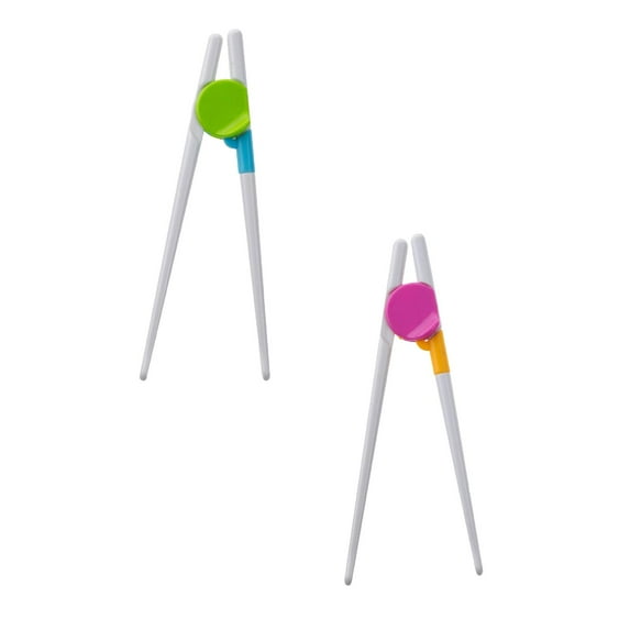 Leojiow 2Pcs Easy To Use Cheater Training Chopsticks For Children And Adults Learning Chopstick Detachable For Beginners One Size
