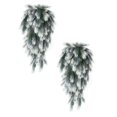 thumbnail image 1 of Leojiow 2Pcs Wreath For Home Elegant Faux Floral Arrangement With Lifelike Greenery And For Year Round Display On Doors Walls And 76.2Cm White, 1 of 4