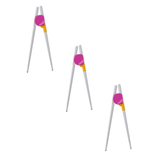 Leojiow 3Pcs Easy To Use Cheater Training Chopsticks For Children And Adults Learning Chopstick Detachable For Beginners One Size