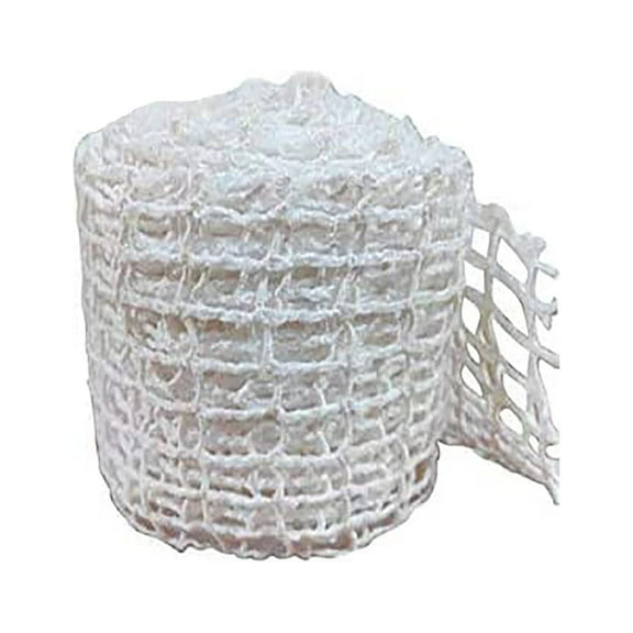 Leojiow 5M Meat Netting Roll Size 18 Elastic Meat Poultry Ham Netting Meat Net Roll Wrapping Net Beef Netting Roll For Meat Cooking Meat Sausage Making One Size White