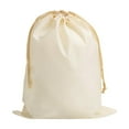 thumbnail image 1 of Leojiow Canvas Laundry Bag Thick Laundry Bag With Handles & Drawstring Extra Large Heavy Duty Washable Liner Hamper Liner For Travel Camp College Beige 40X50Cm Utility, 1 of 2