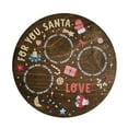 thumbnail image 1 of Leojiow Cookie Plate Wooden Eve For Santa Board Santa Tray For Milk Cookies And Carrot Reindeer Snack Plate For Holiday Celebration Holida 30Cm Christmas Decorations, 1 of 7