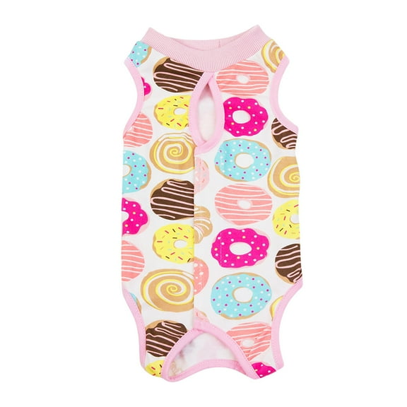 Leojiow Dog Recovery Suit Onesie After Pet Spayed Neutered Shirt For Female Male Dogs Cats Postoperative Snuggly Vest For Abdominal Wounds Weaning Anti Licking Vest M Utility