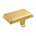 thumbnail image 1 of Leojiow Festive Mantel Hanger Stocking Holder For Fireplace With Hooks And Reusable Design 12.5X6.7Cm Gold, 1 of 5