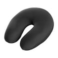 thumbnail image 1 of Leojiow Microbeads Travel Pillow Neck Pillow Head Rest Cushion Lightweight For Plane Black One Size Black, 1 of 7