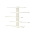 thumbnail image 1 of Leojiow Wall Mounted Shelf Organizer Tier Wooden Display Rack For Living Room Bedroom Storage And Home 37X37Cm White, 1 of 5