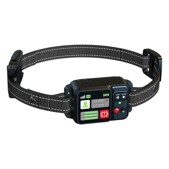 Leojiow Wireless Dog Fence System Dog Collar Circular Fence For | Up To 6561 Ft | Positioning Mode | Outdoor Use (Black) 22X10X5Cm Utility