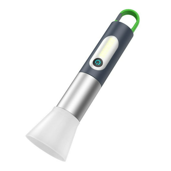 Leojiow Zoomable Led Flashlight Flashlight 1000 Lu Mens Brightness 4 Lighting Modes With Hook Silver 16X3Cm Utility