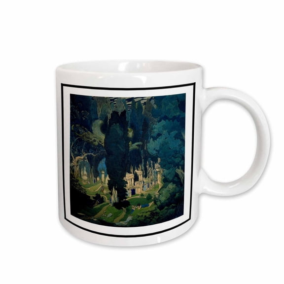 3drose, Leon Bakst Fantasy Painting 1906, 11oz Mug