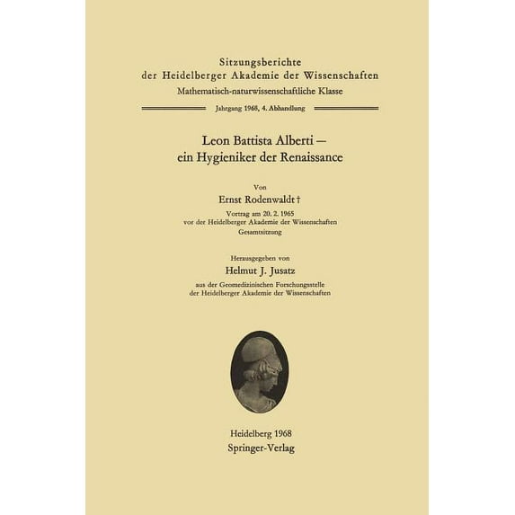 Leon Battista Alberti -- Ein Hygieniker Der Renaissance, (Paperback)