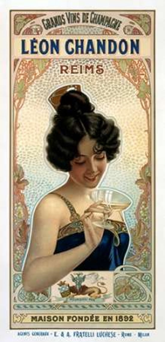 Leon Chandon Canvas Art - Unknown (10 x 20)