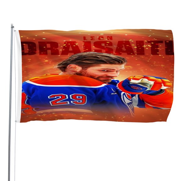 Leon Draisaitl flag perfect for outdoor decoration,15.7x23.6in40*60cm