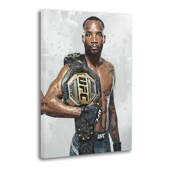 Leon Edwards Welterweight Champion Painting On Canvas Wall Art Poster Scroll Picture Print Living Room Walls Decor Home Posters 24x36inch(60x90cm)