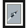 thumbnail image 1 of Leon, Maarten 11x14 Black Ornate Wood Framed with Double Matting Museum Art Print Titled - We ride until dawn, 1 of 4