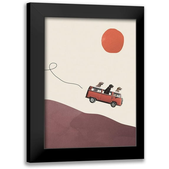 Leon, Maarten 14x18 Black Modern Framed Museum Art Print Titled - Adventure gang