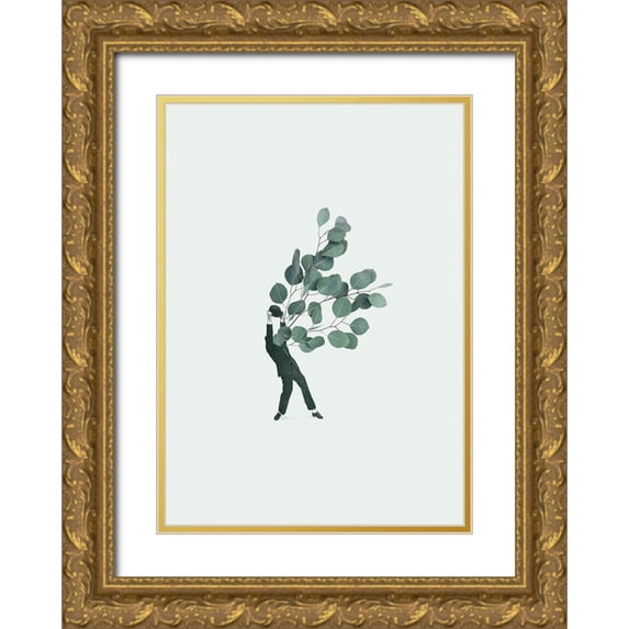 Leon, Maarten 18x24 Gold Ornate Wood Framed with Double Matting Museum Art Print Titled - The extravert
