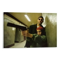 Leon And Mathilda Movie Poster Leon The Professional Classic Movie Poster Canvas Wall Art Prints Poster Gifts Photo Picture Painting Posters Room Decor Home Decorative 24x36inch(60x90cm)