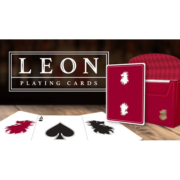 Leon Playing Cards (Red)