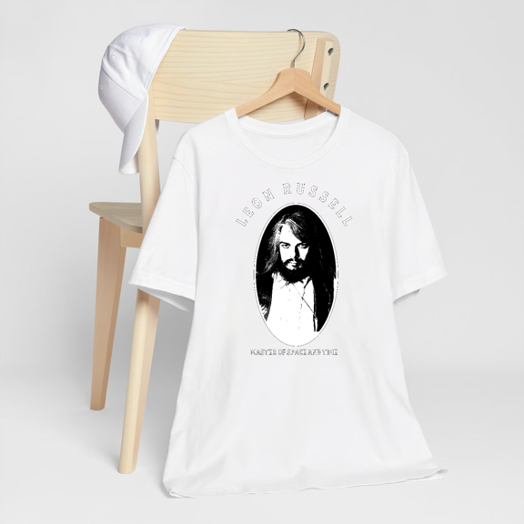 Leon Russell Master Of Space and Time Men Black T Shirt S-5XL-TH66886