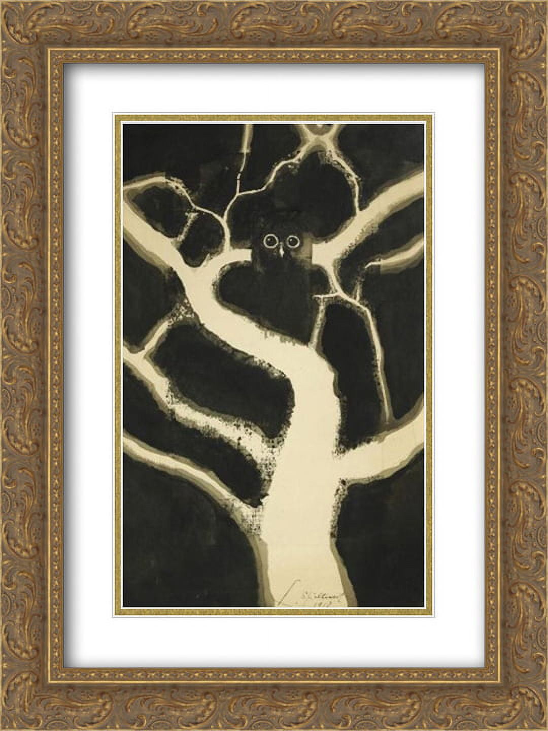 Leon Spilliaert 2x Matted 18x24 Gold Ornate Framed Art Print