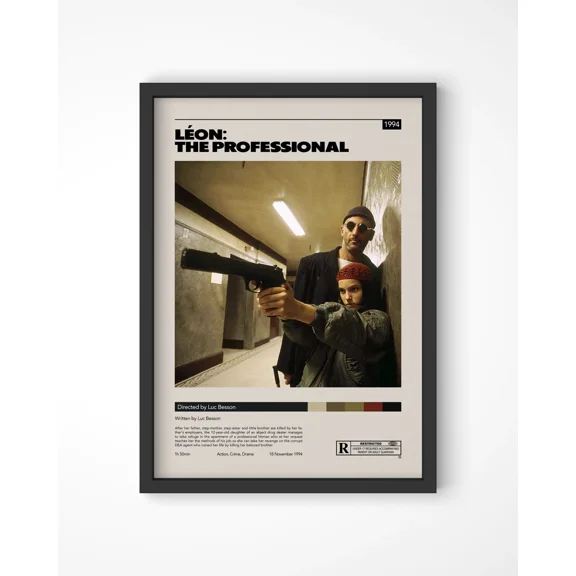Leon The Professional Movie Poster Unframed Size 24''x36'' GooGate