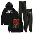 thumbnail image 1 of Leon Thomas Don't Heel tour 2025 Merch Hoodie and SWEATPANTS set pop print Unisex Casual Street Clothing, 1 of 3