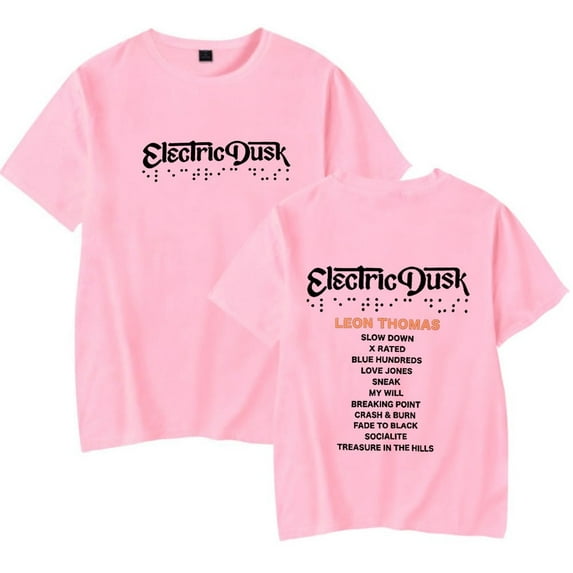 Leon Thomas Merch T-Shirt Women/Men Summer Tshirt Shortsleeve Logo Tee