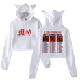 thumbnail image 1 of Leon Thomas Mutts Don‘t Heel Tour 2025 Hoodie Cat Ears Crop Top Long Sleeve Streetwear Women's Clothes, 1 of 3