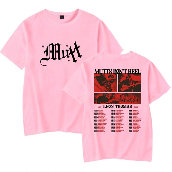 Leon Thomas Tshirt Merch Women Men Casual Streetwear Printed Trend Fashion Summer Tops Tee