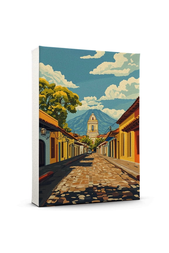 Leon Travel Canvas, Nicaragua Canvas Print,Leon Canvas Wall Art,Nicaragua Travel Wall Art, Travel Print, Travel Gift -103AZ763