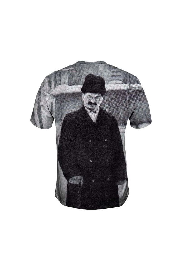 Leon Trotsky In the Russian Snow Mens T-Shirt All Over Print