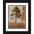 thumbnail image 1 of Leon Wyczółkowski 11x14 Black Ornate Wood Framed Double Matted Museum Art Print Titled: Pines at Appensa (1906-1910), 1 of 5