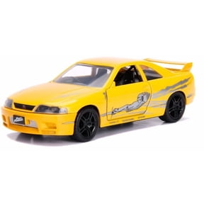 Leon's Nissan Skyline GT-R (BCNR33) Yellow Metallic with Graphics Fast & Furious Series 1/32 Diecast Model Car by Jada"""