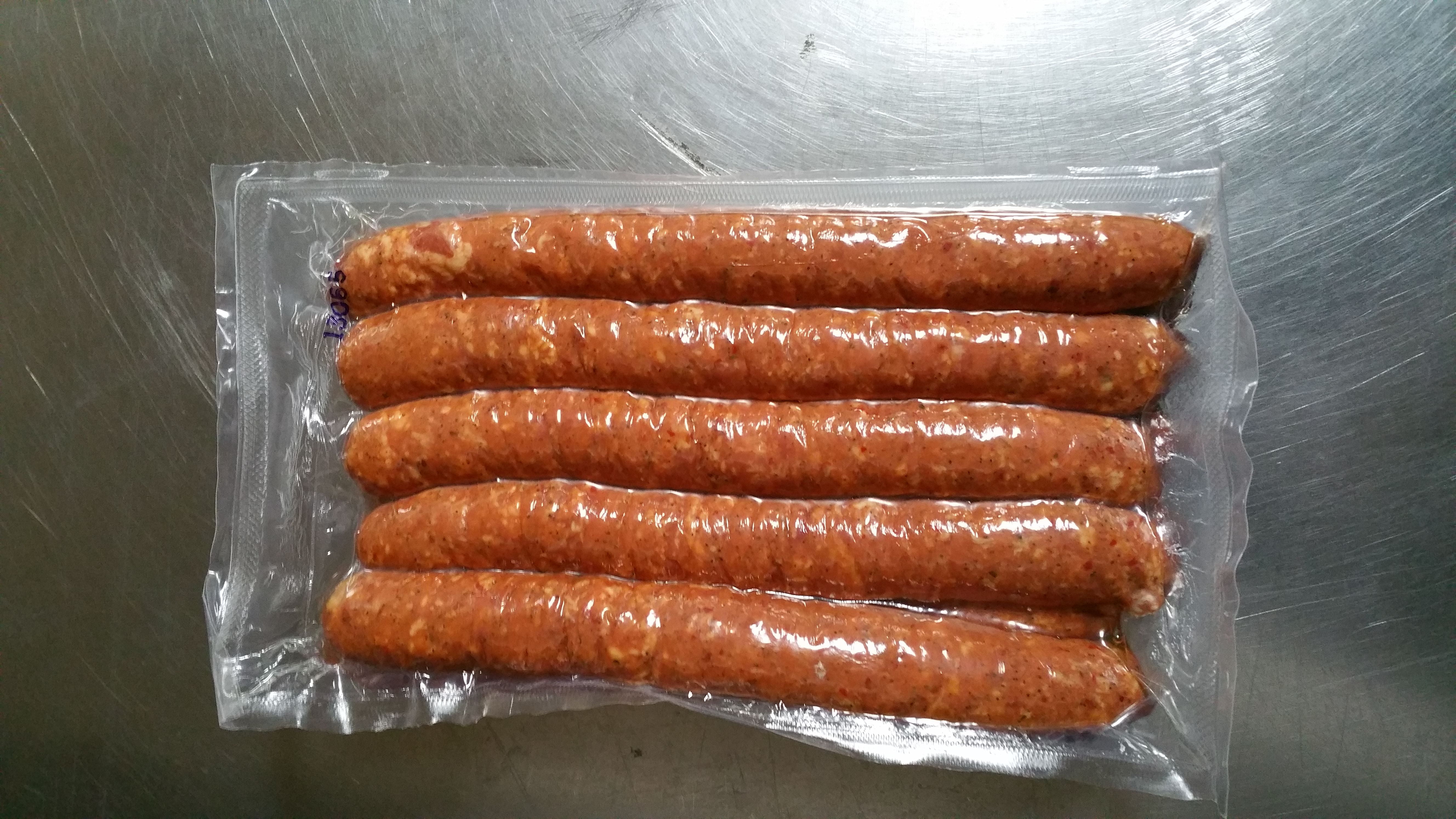 Leon's, Sausage Smoked Andouille Rope Pork Sausage, 5 lbs, (2 Count