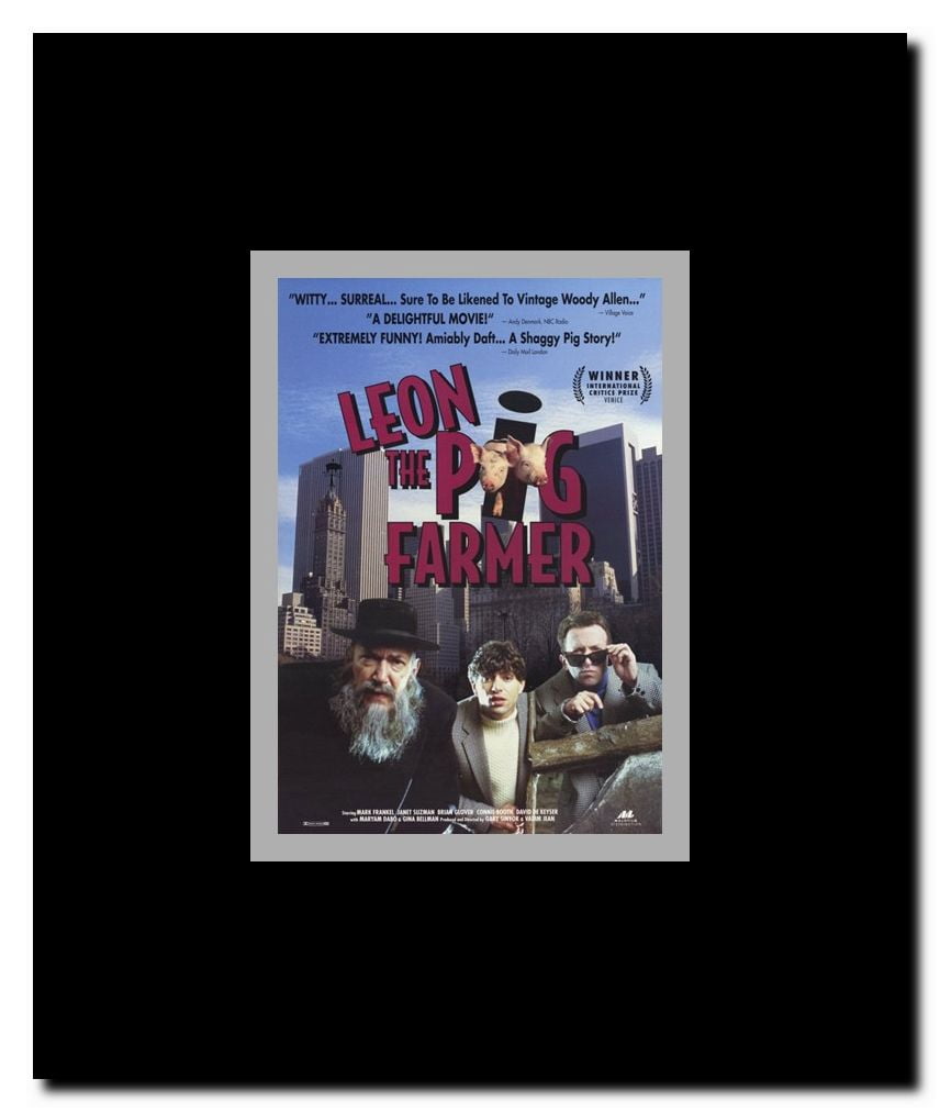 Leon the Pig Farmer Framed Movie Poster