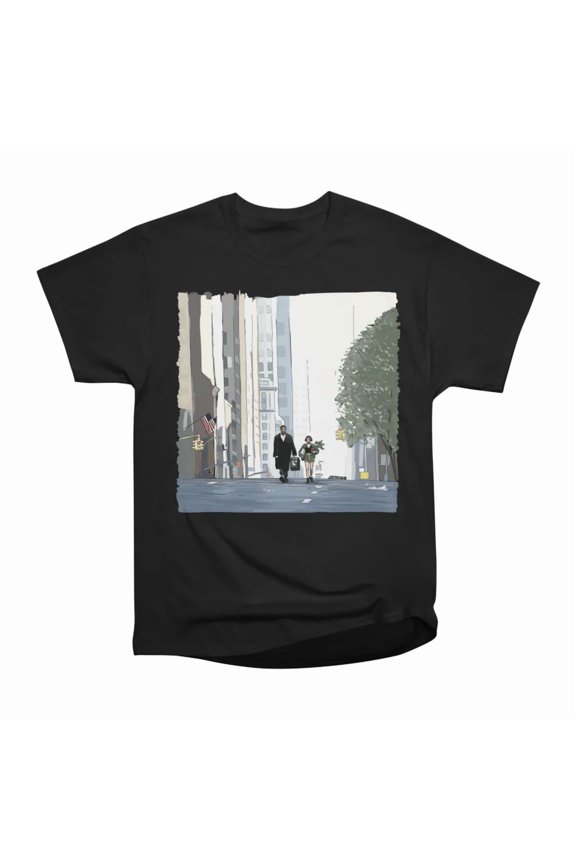 Leon the Professional Illustration fanart by burro T-Shirt Tee Gift For Him Merch For Her