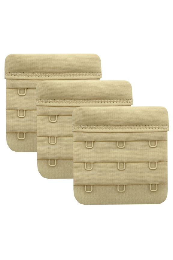 Women's Bra Extenders 3 Hook, Soft and Comfortable Bra Strap Extension