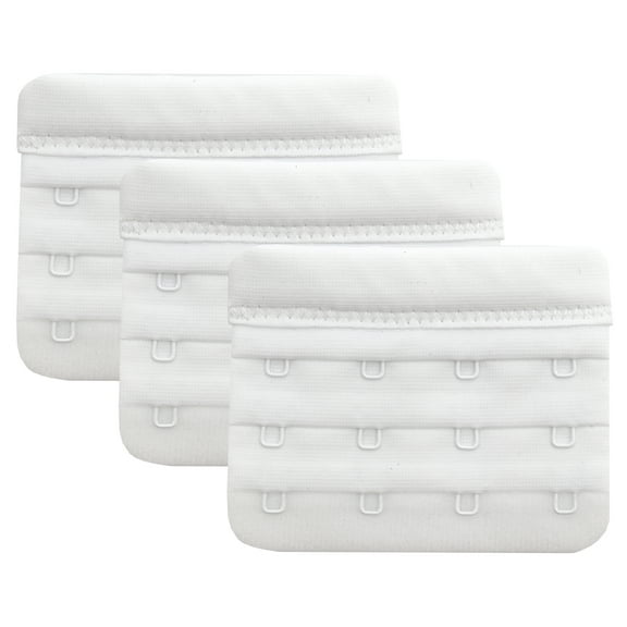 LeonHien Women's Bra Extenders 4 Hook, Soft and Comfortable Bra Strap Extension