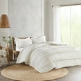 thumbnail image 1 of Leona 3 Piece Pom Pom Cotton Duvet Cover Set, 1 of 17
