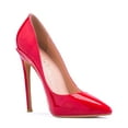 thumbnail image 1 of Leona - Women's Classic & Sexy Pointed Toe Slip on Pumps with 5" Stiletto High Heels. Handmade to perfection. Size 5, 1 of 6