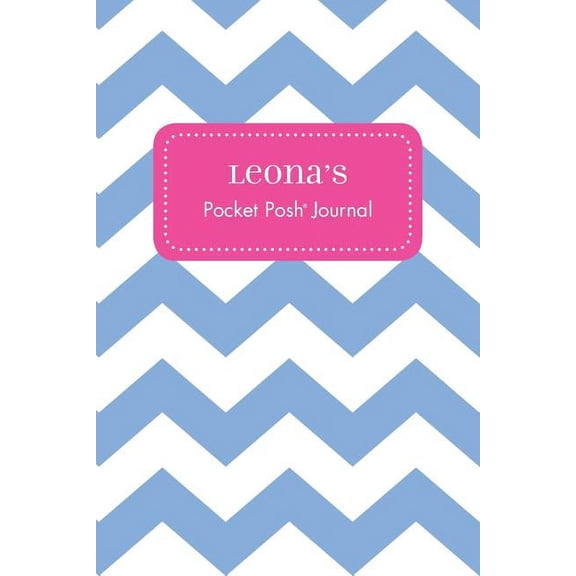 Leona's Pocket Posh Journal, Chevron, (Paperback)