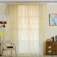 thumbnail image 1 of Leonard Boho Curtains Sheer Curtain Green Curtains Lace Curtains Bohemian Curtains Closet Curtains Sage Green Room Decor Boho Curtains for Bedroom Green Tapestry Willow Voile Tulle Room Window Curtain, 1 of 8