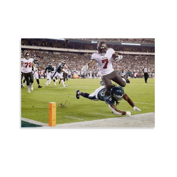 Leonard Fournette Canvas Poster Canvas Poster Wall Art Picture Prints Hanging Photo Gift Decor Home Posters Artworks 16x24inch(40x60cm)