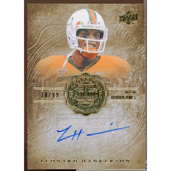 Leonard Hankerson/99 Rookie 2011 Upper Deck College Legends Inscriptions #CILH