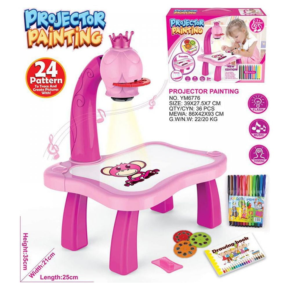 Leonard Kids Drawing Board Kit Toys for 6 Year Old Girls Toys for 7 Year Old Girls Toys for 10 Year Old Girls Girls Toys 8-10 Years Old Birthday Gifts