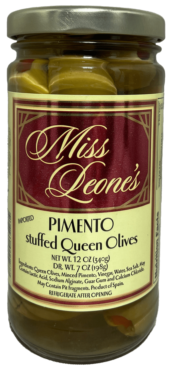 Leonard Mountain Miss Leone Pimento Stuffed Queen Olives 12 oz, 3 Count