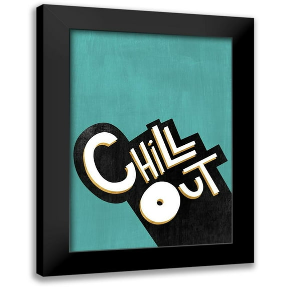 Leonard, Sarah 11x14 Black Modern Framed Museum Art Print Titled - Chill Out