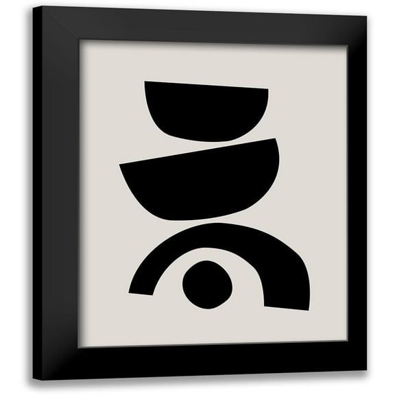 Leonard, Sarah 12x14 Black Modern Framed Museum Art Print Titled - Arched TogetherÂ&nbsp;